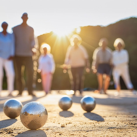 Pétanque au Parc des Sports du Bazacle (P2601)