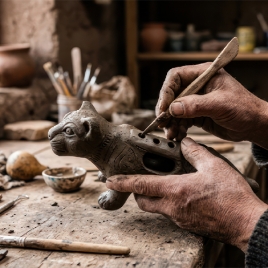 Initiation Sculpture Poterie - dernier trimestre 2026 (P0514)